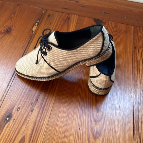 Tory Burch Cream and Black Espadrilles - Picture 5 of 8